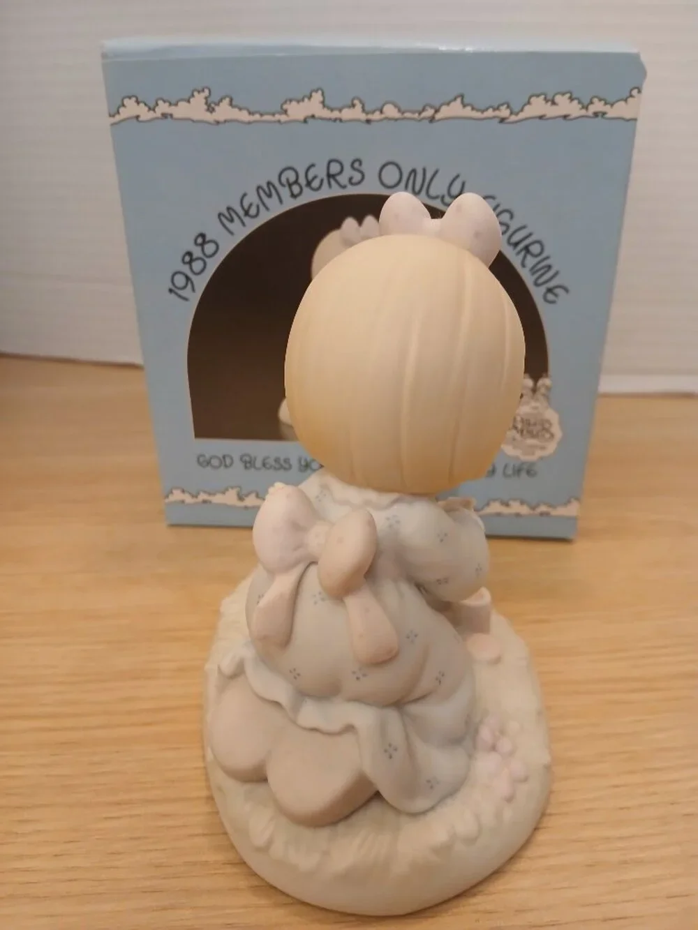 Precious Moments  God Bless You For Touching My Life Porcelain Figurine PM881